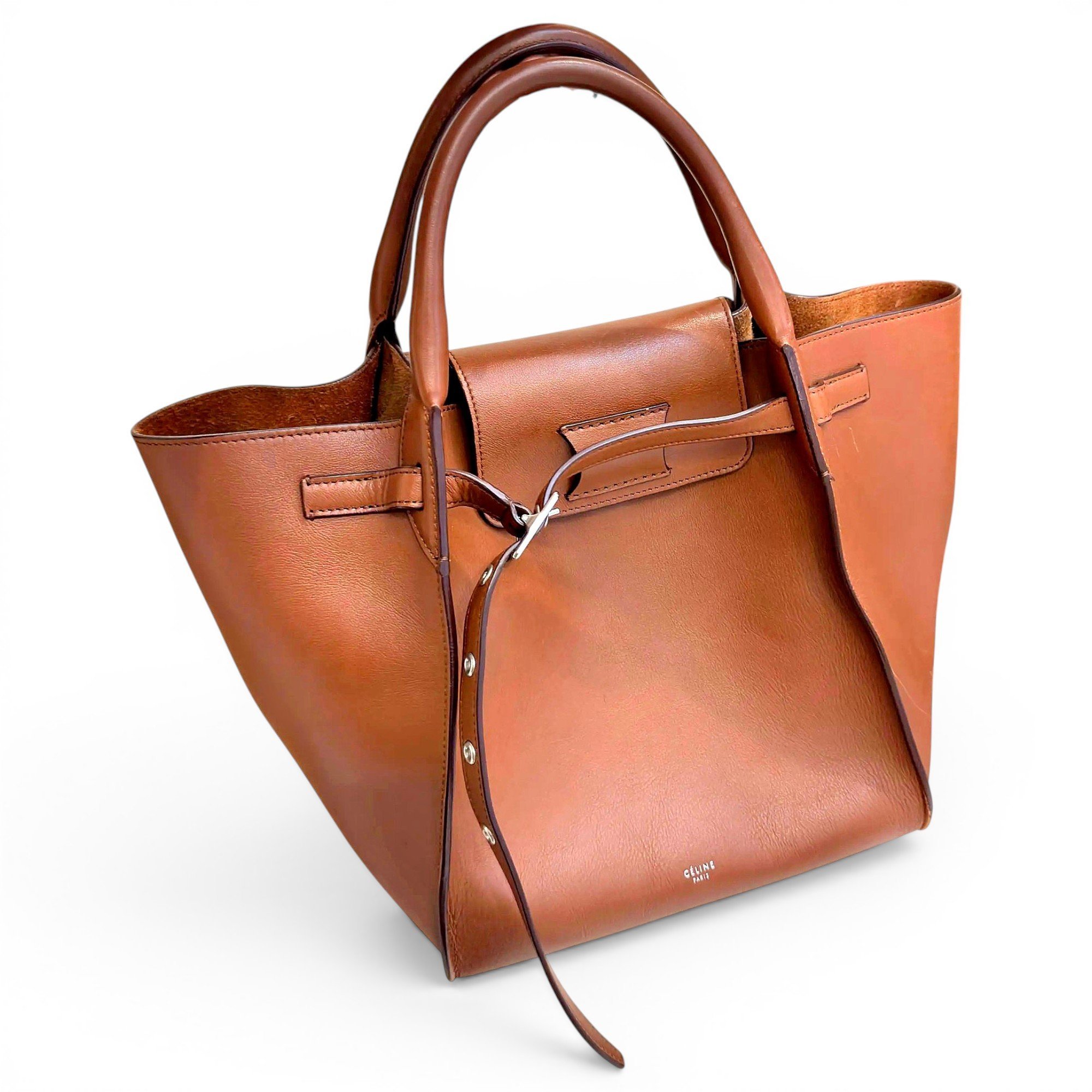 Big Bag leather handbag
