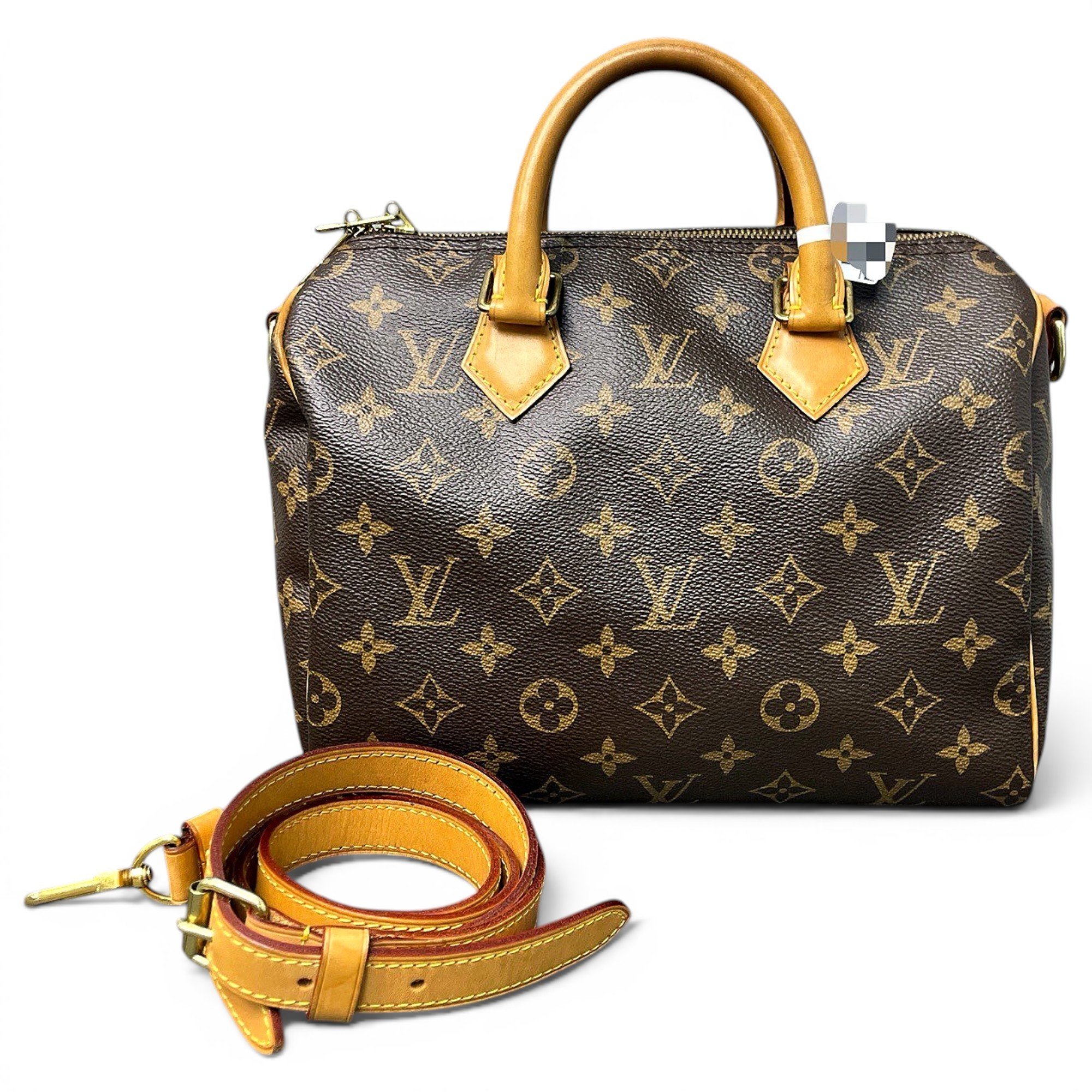 Speedy leather handbag