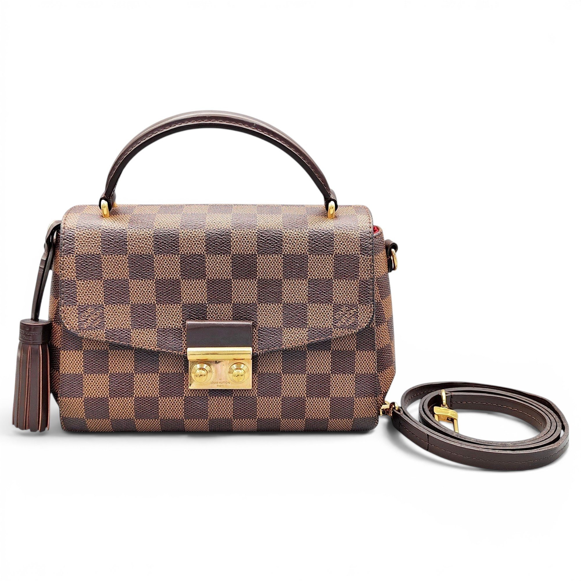 Croisette leather handbag