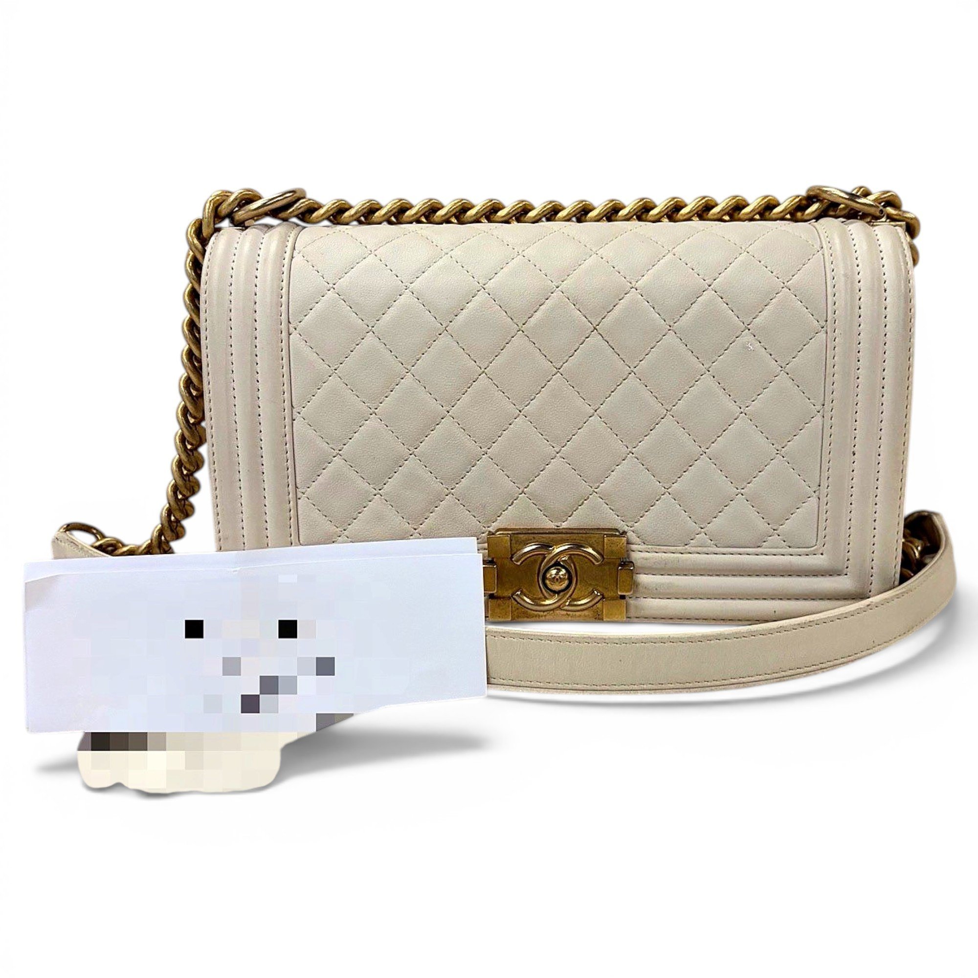 Boy leather crossbody bag