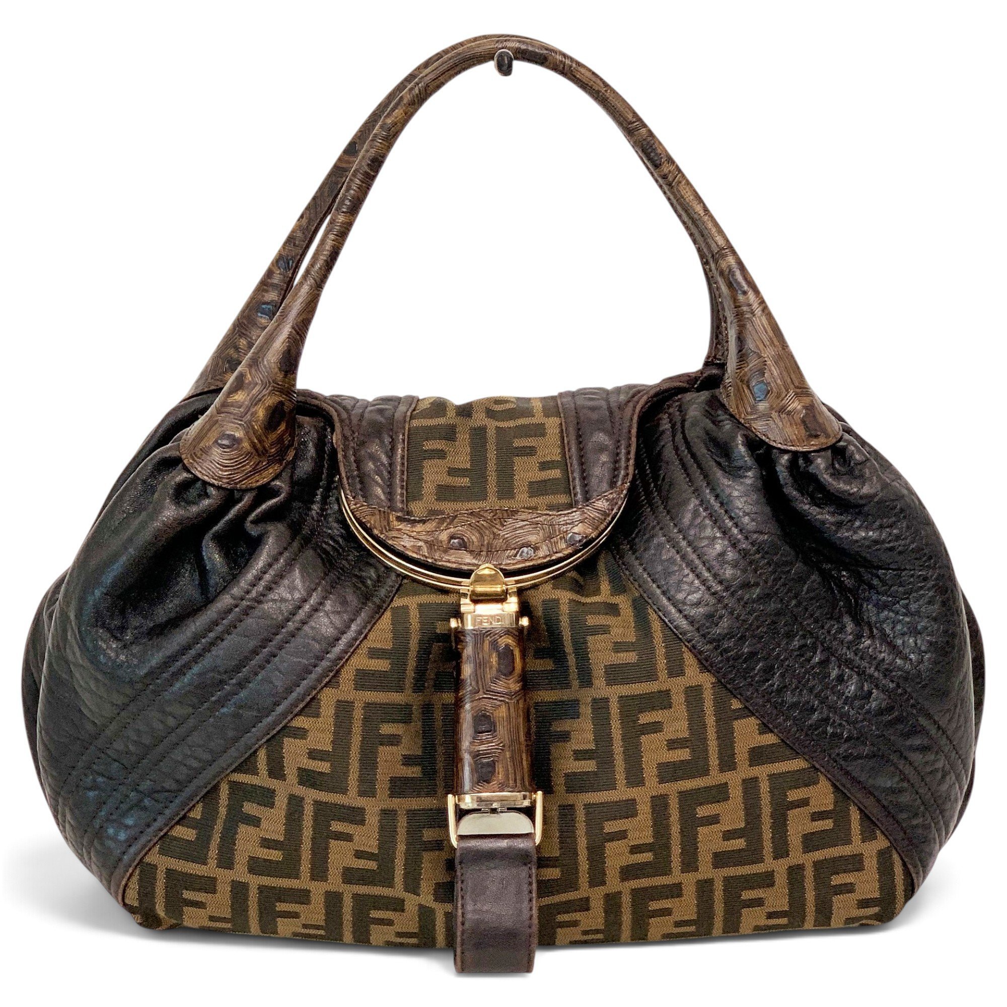 Spy leather handbag