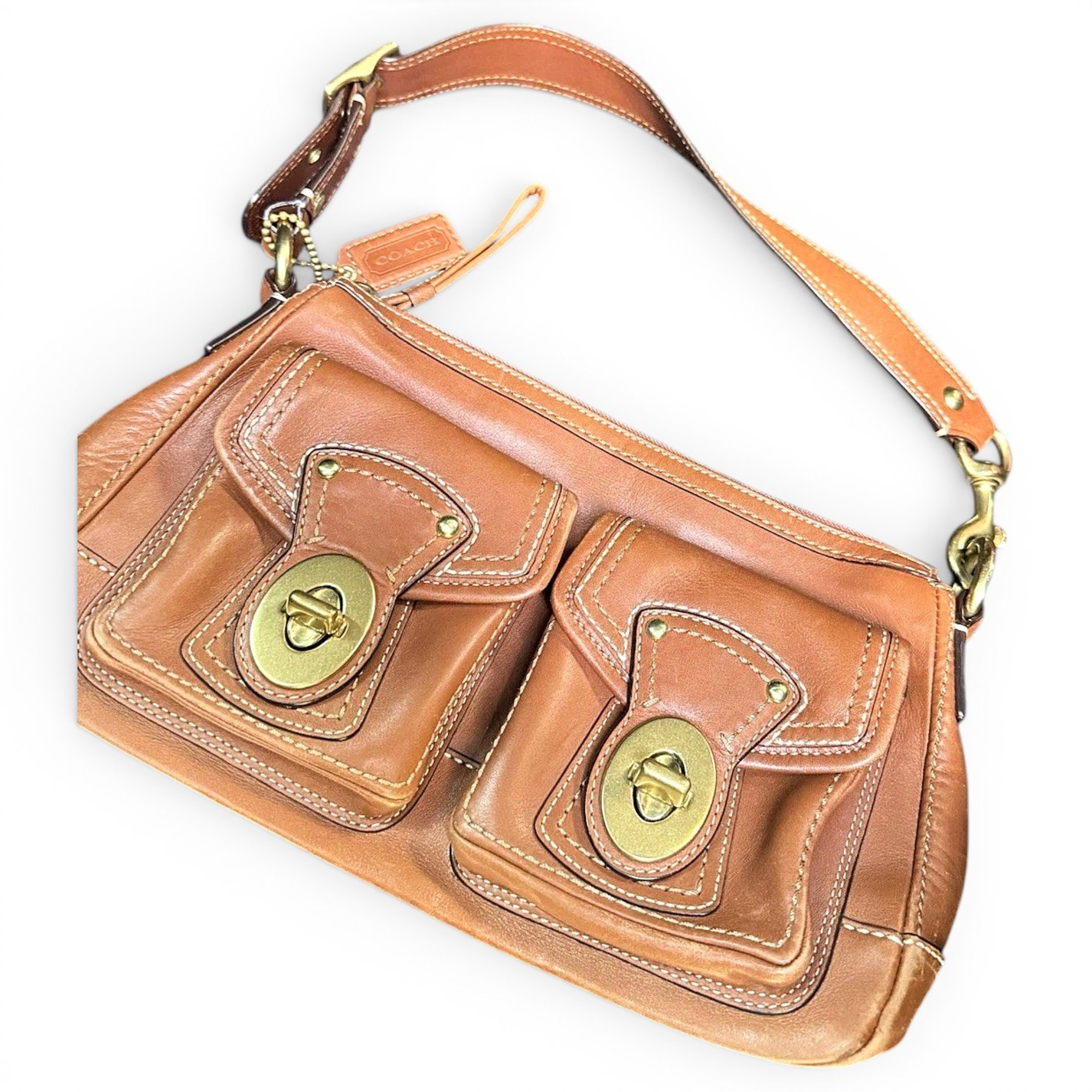 Leather handbag