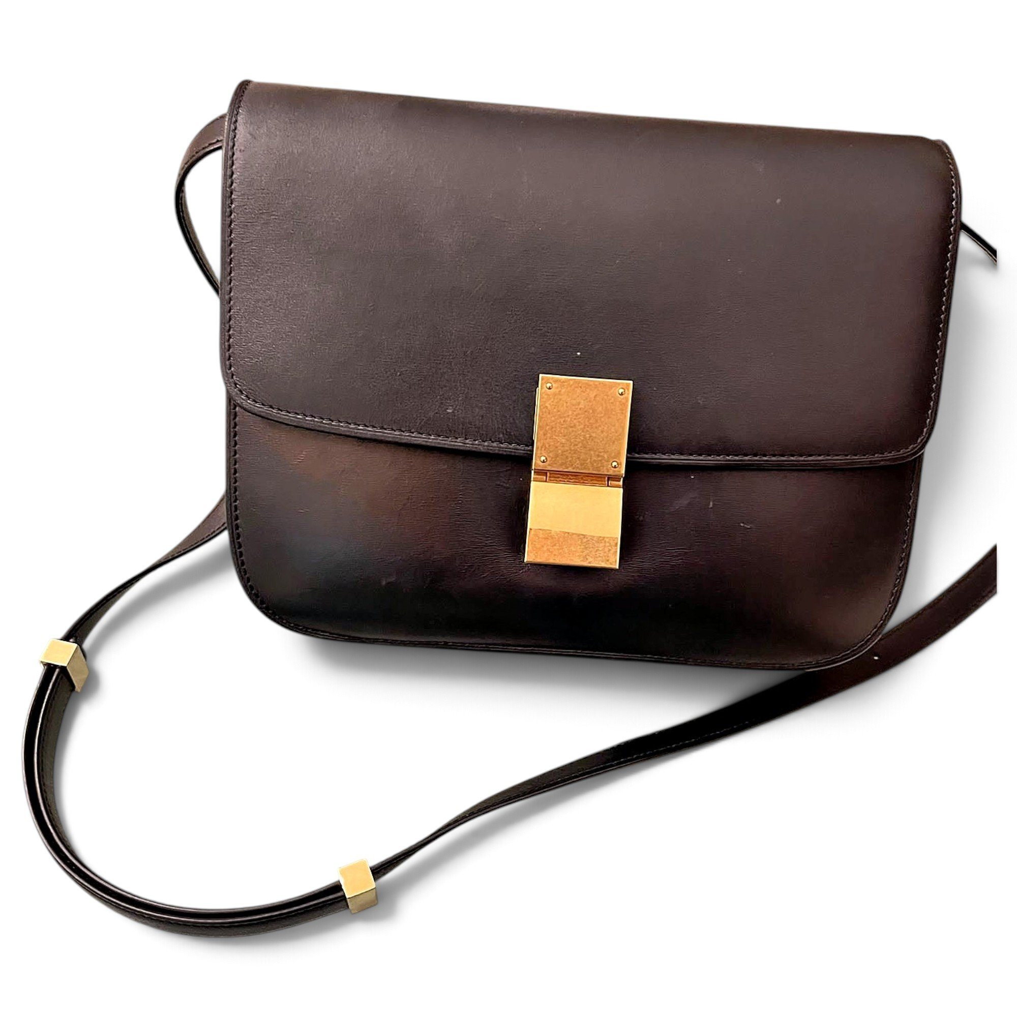 Classic leather handbag