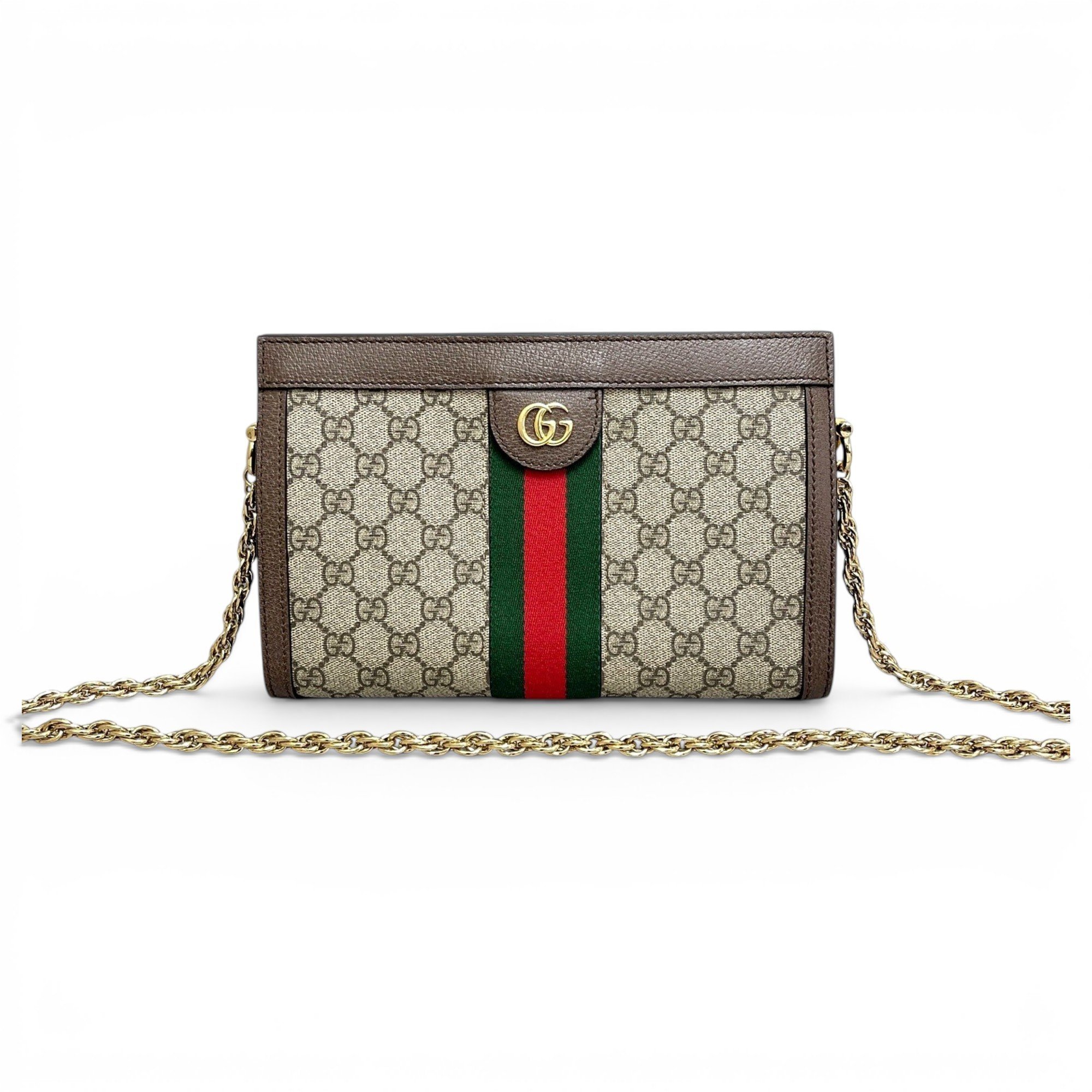 Ophidia Chain leather handbag