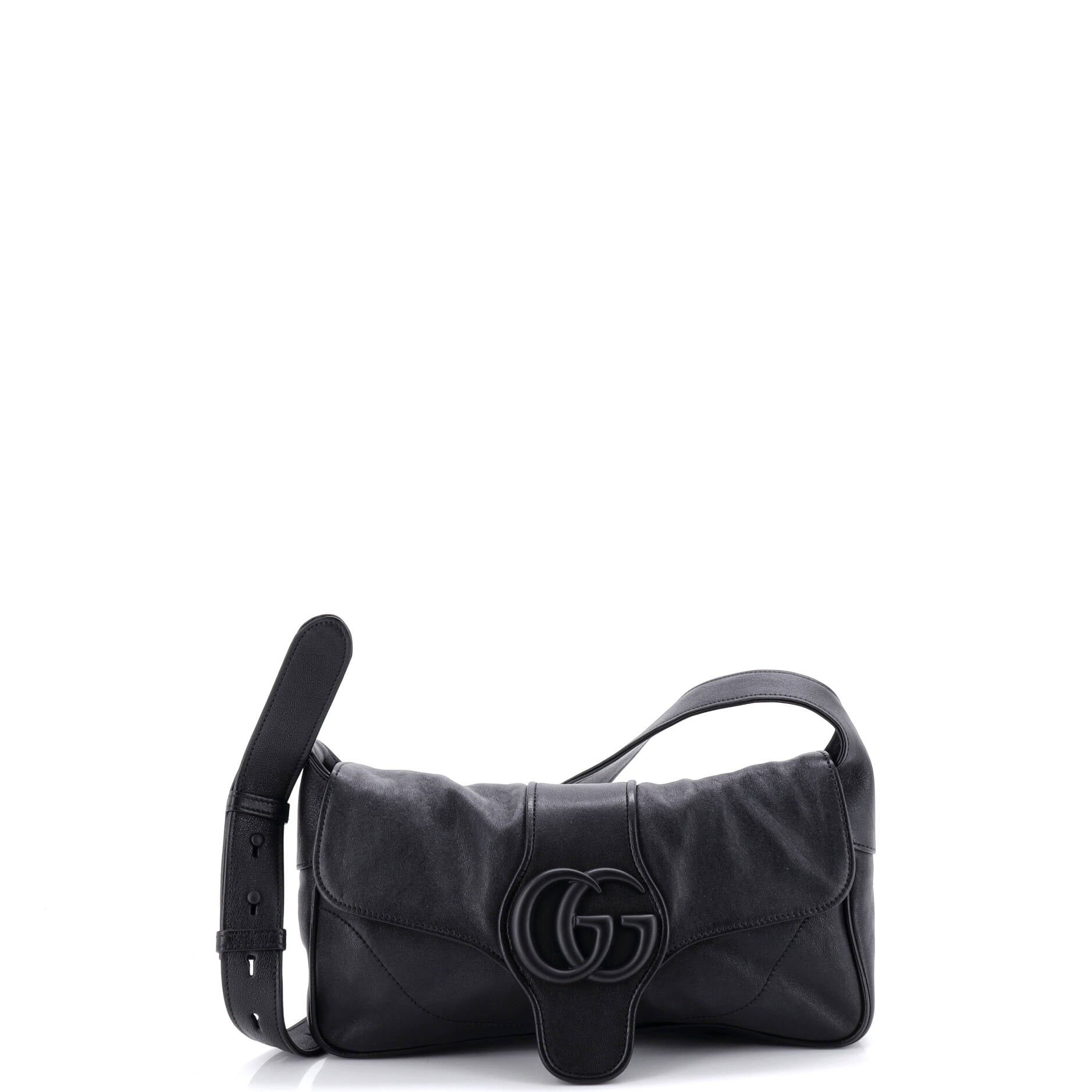 Gucci Monochrome Aphrodite Shoulder Bag Leather Small