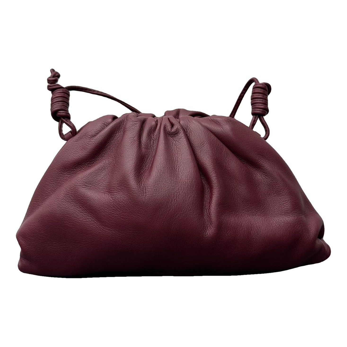 Pouch leather handbag
