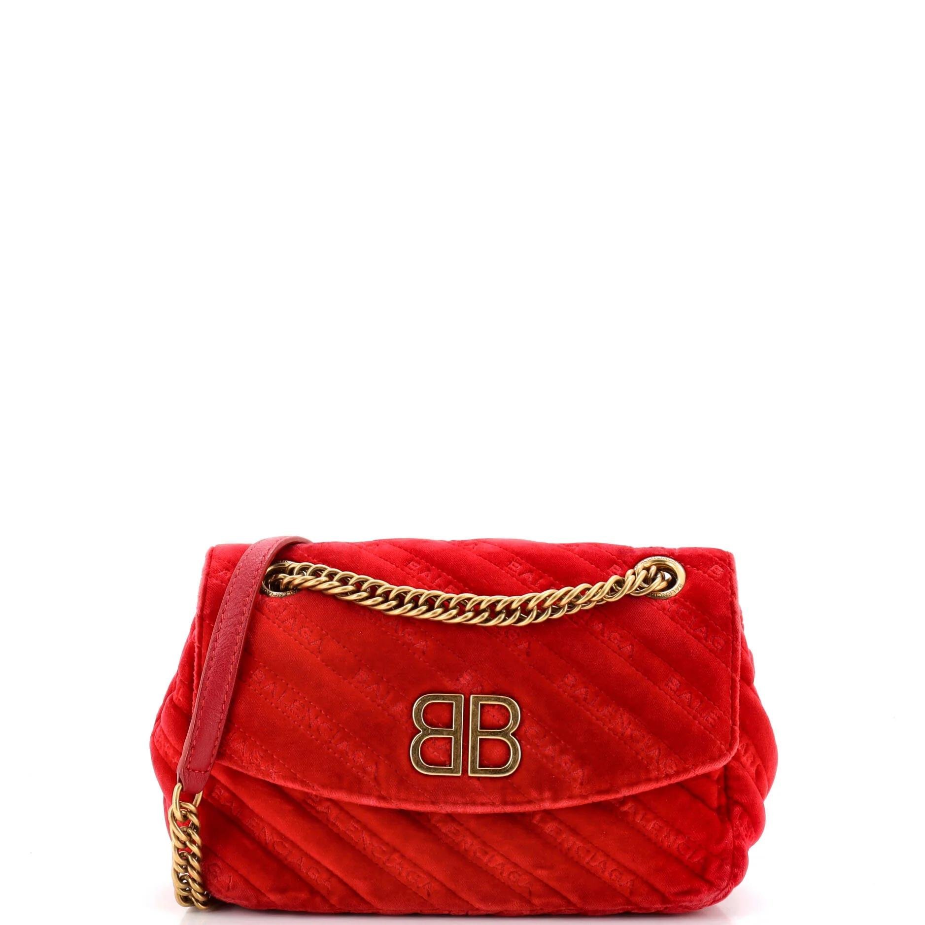 Velvet handbag