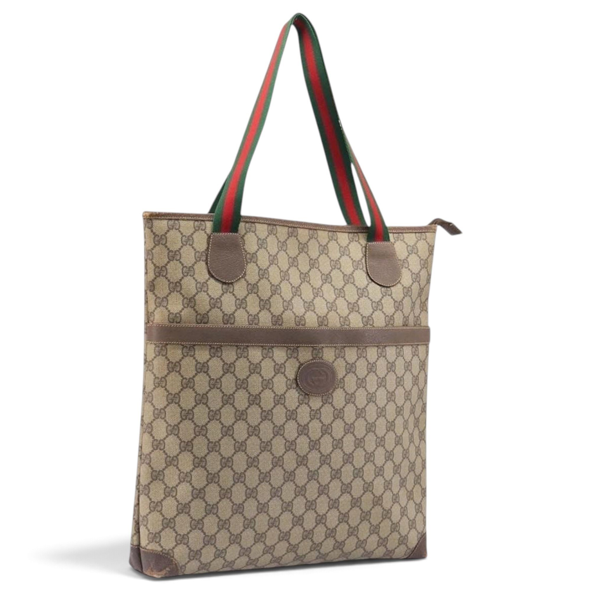 Leather tote