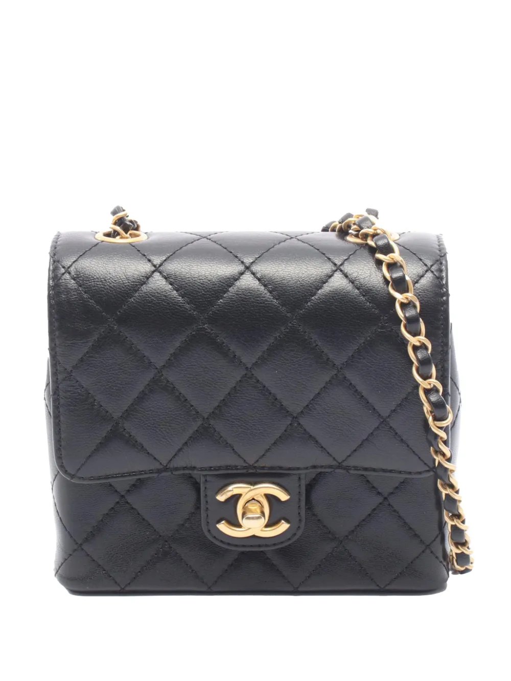 2021-2026 CC Quilted Lambskin Single Flap crossbody bag