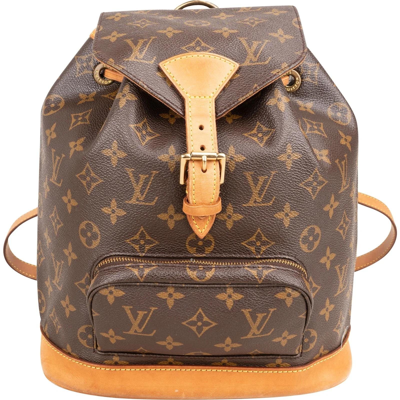 Montsouris leather backpack