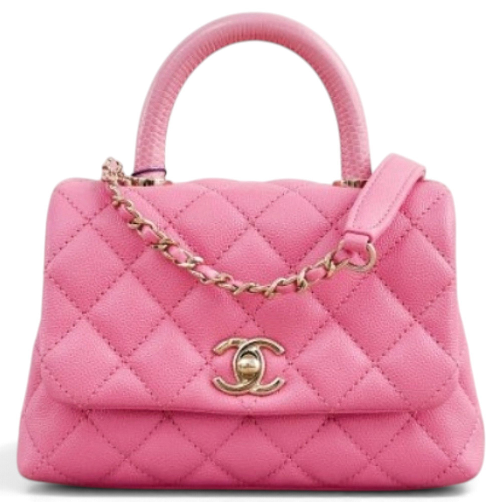 Coco Handle leather handbag