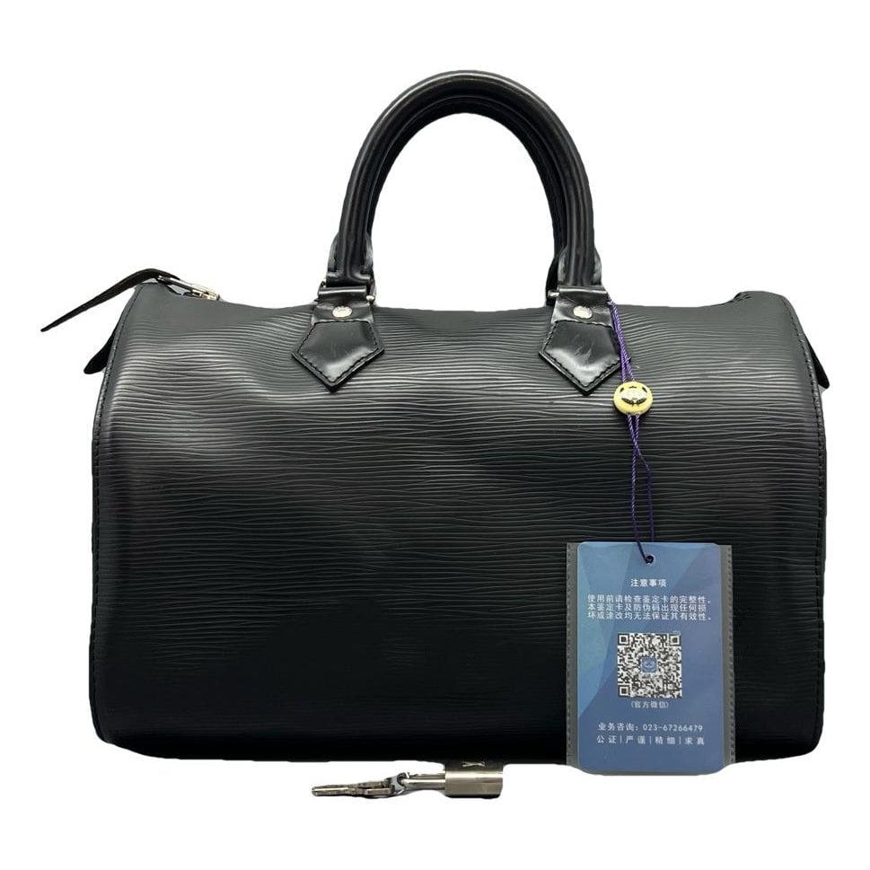 Speedy leather handbag