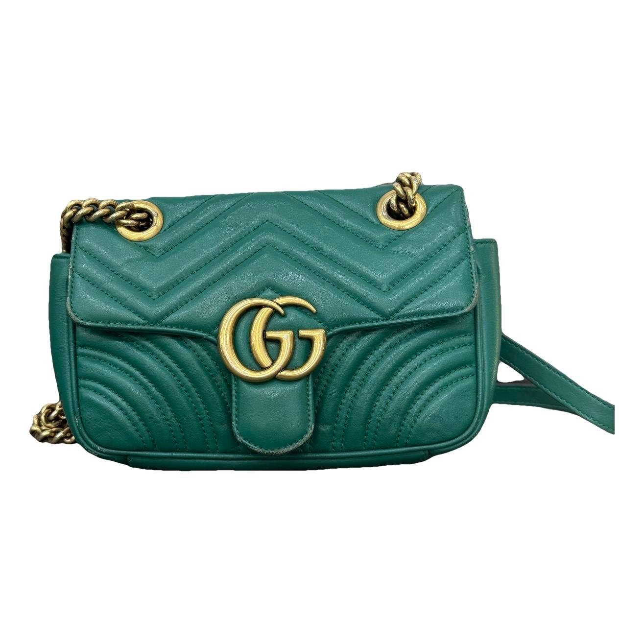 GG Marmont Flap leather handbag