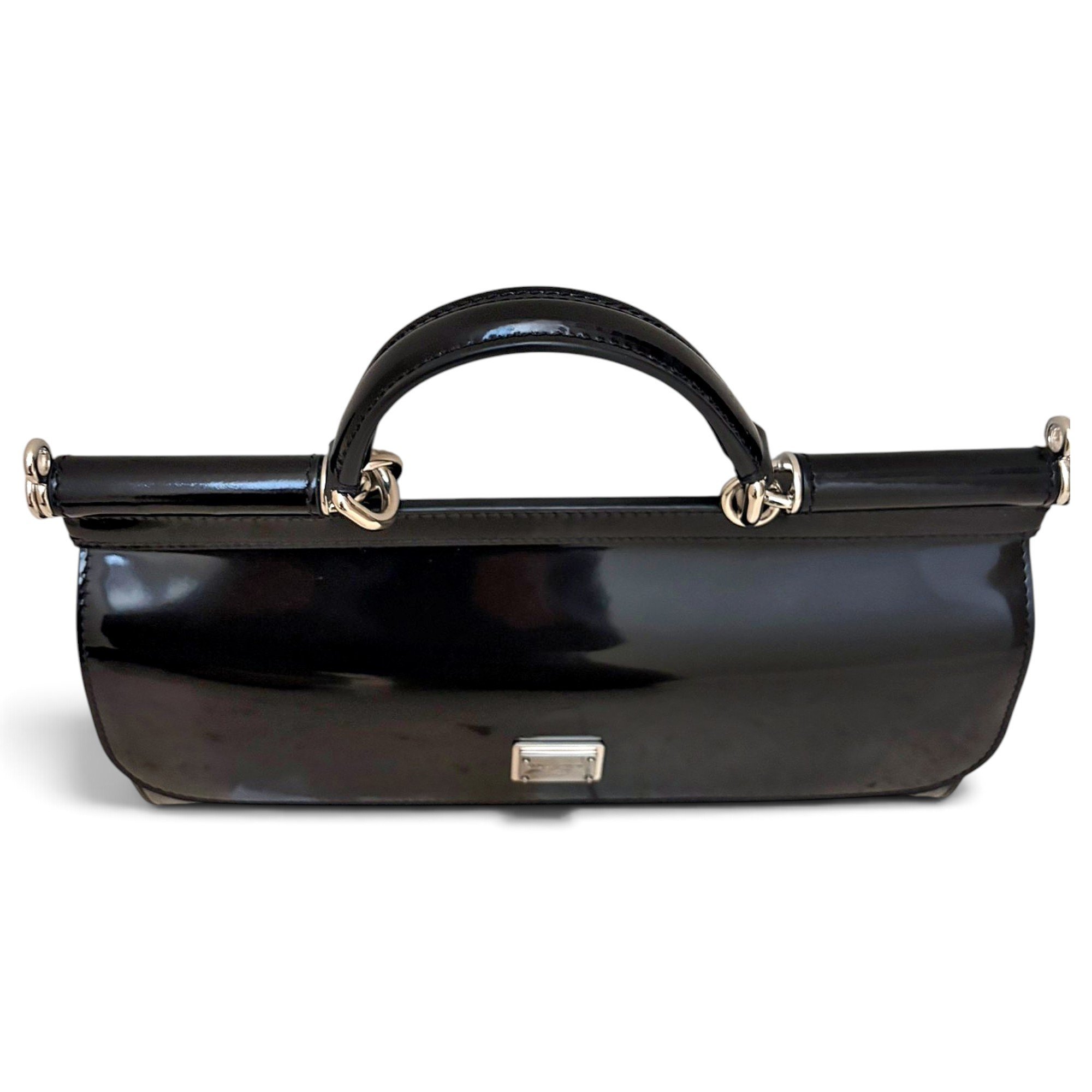 Sicily patent leather handbag