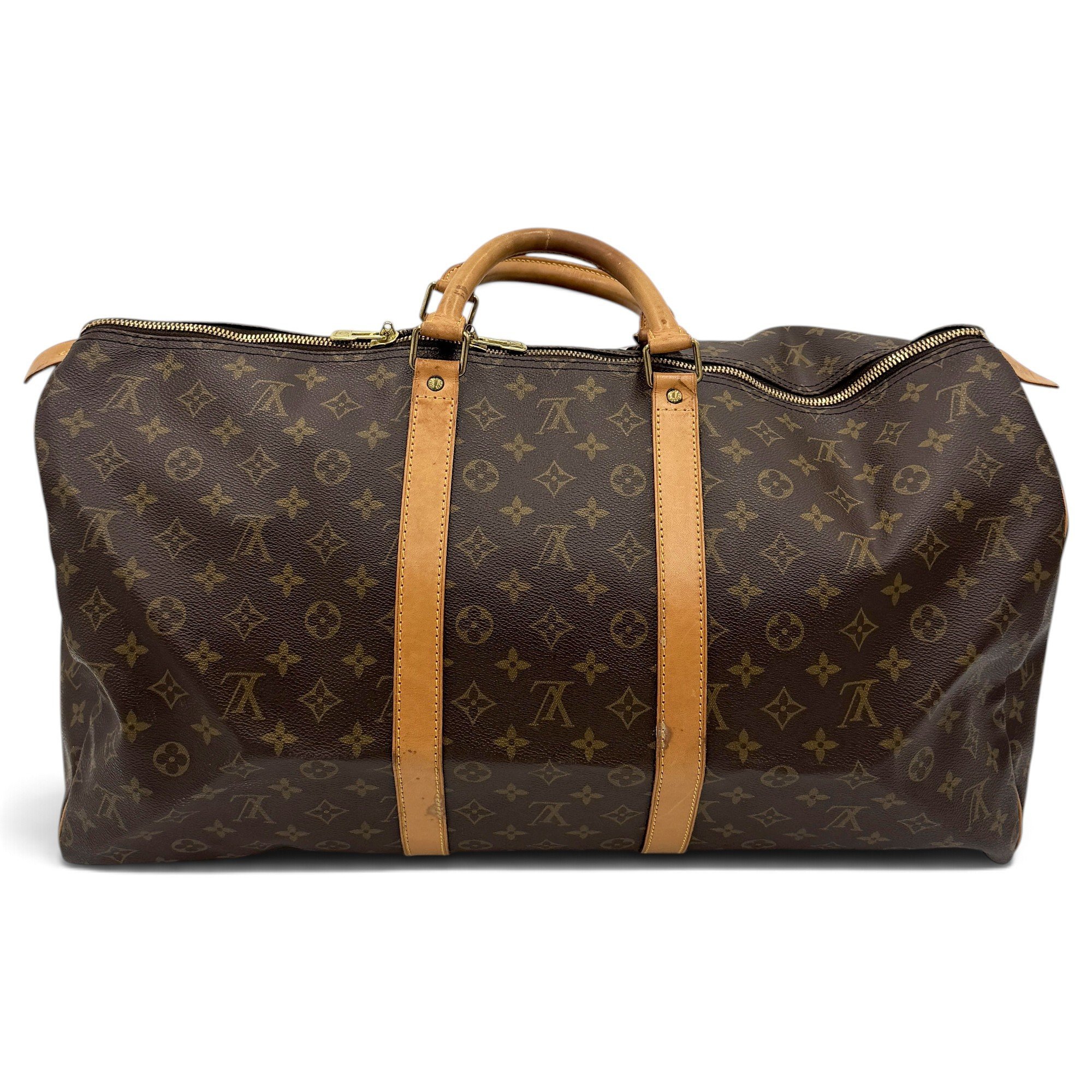Louis Vuitton Keepall cloth travel bag