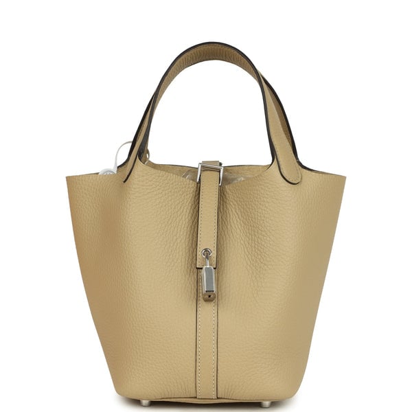 Hermes Hermes Picotin Lock 18 Trench Clemence Palladium Hardware