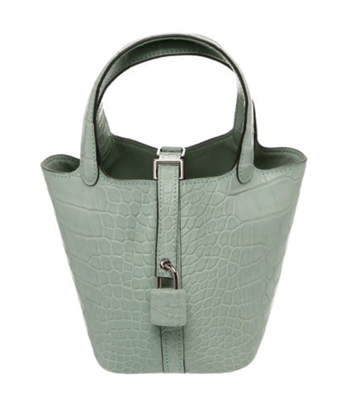 Hermes 2023 Matte Alligator Micro Picotin Lock 14