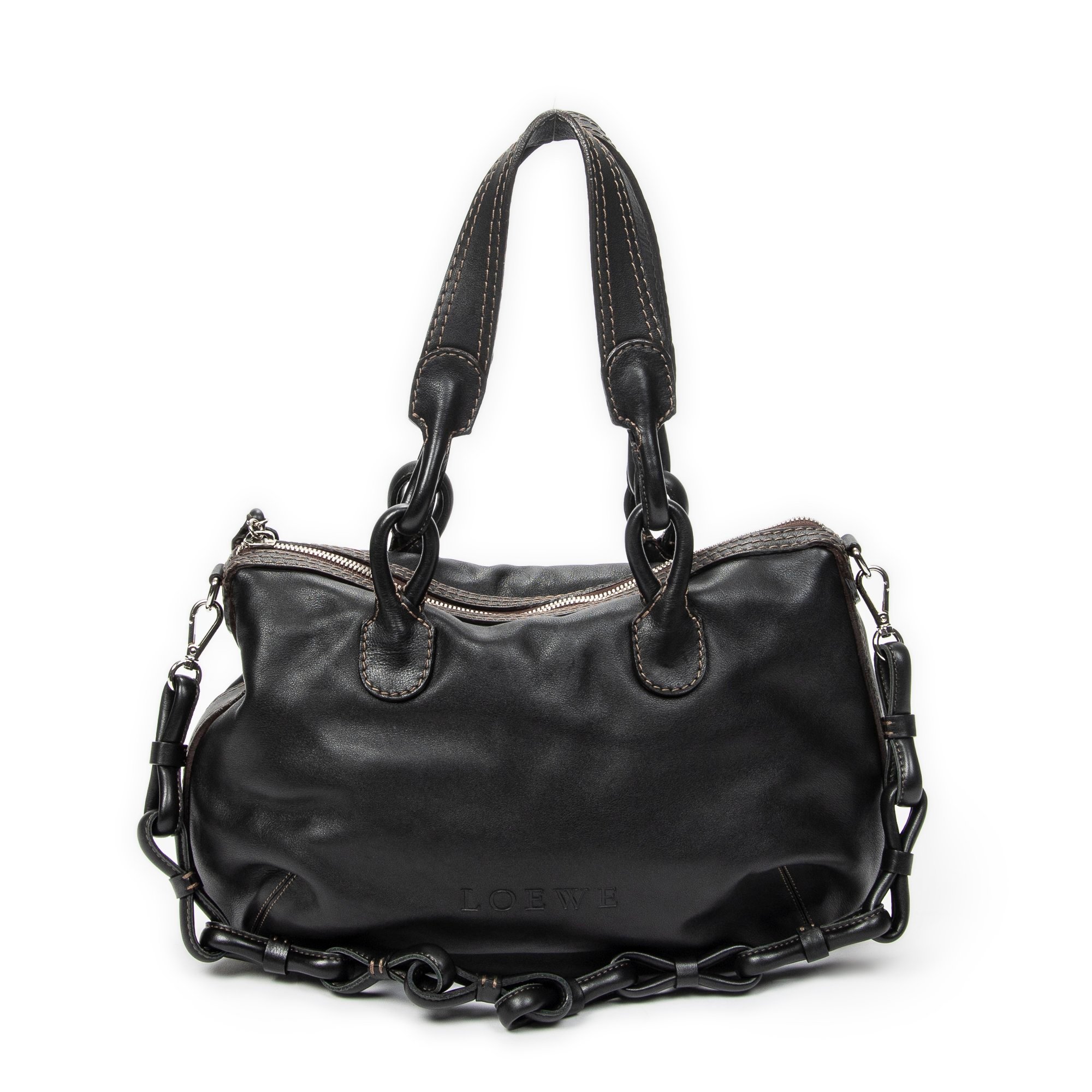 Leather handbag