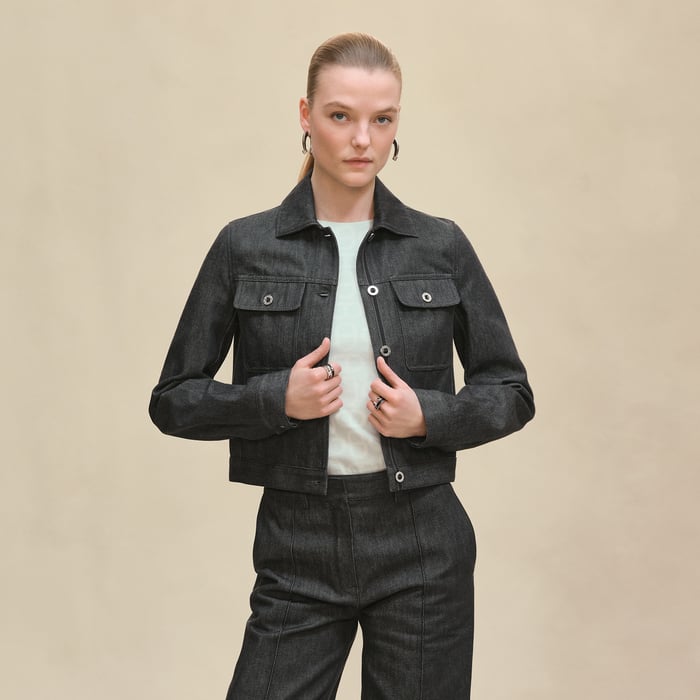 Gris Carbone Denim Jacket