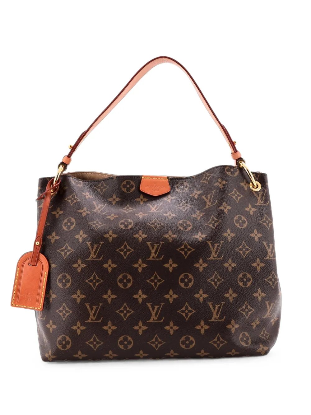 Graceful Handbag Monogram Canvas MM hobo bag