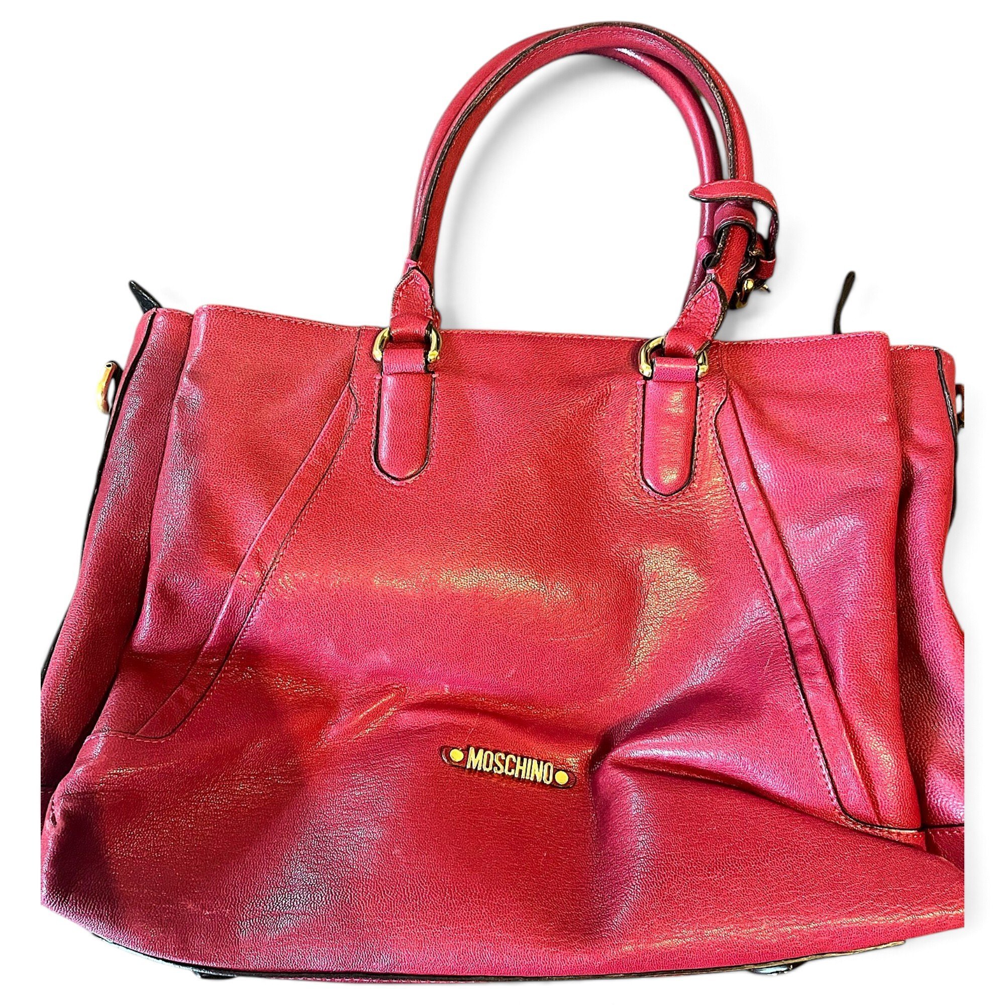 Leather tote