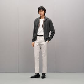 "Maillon Chaine d'Ancre" zipped cashmere jacket
