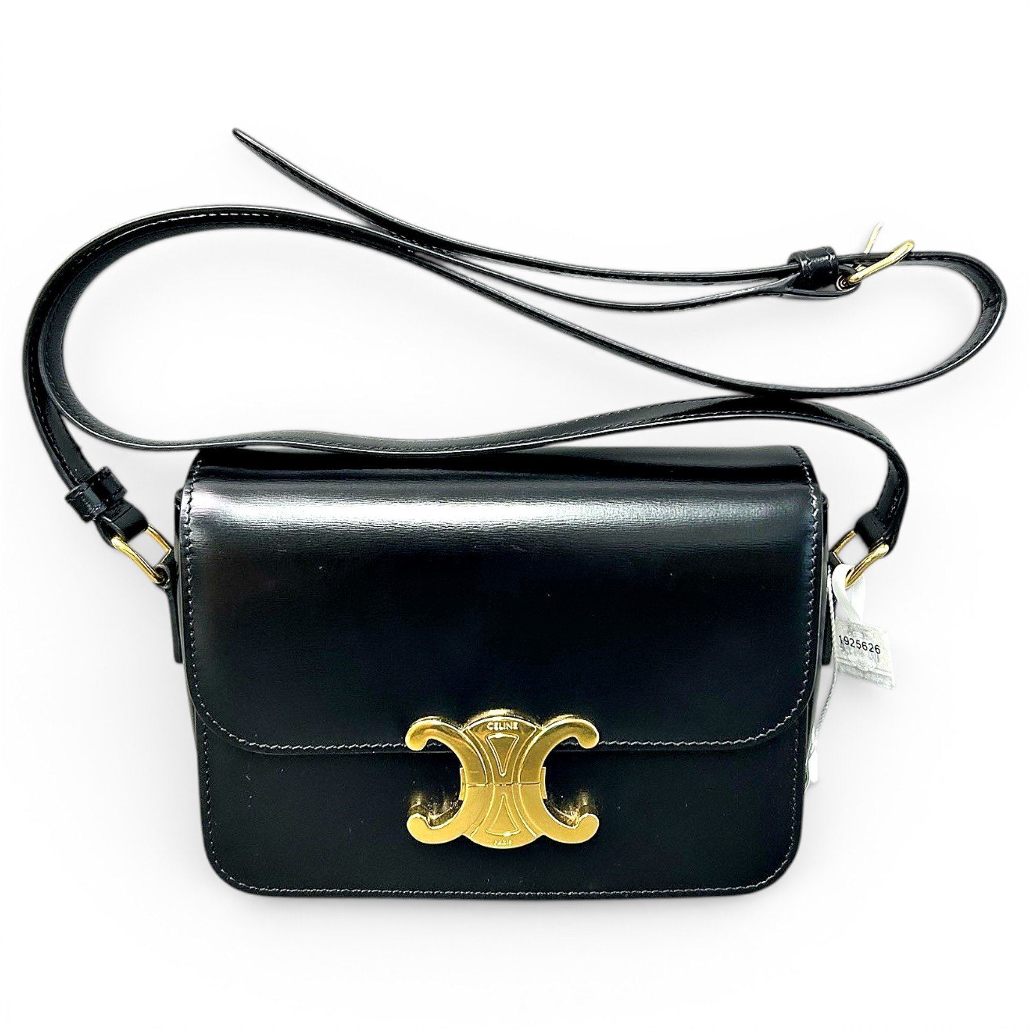Triomphe leather handbag