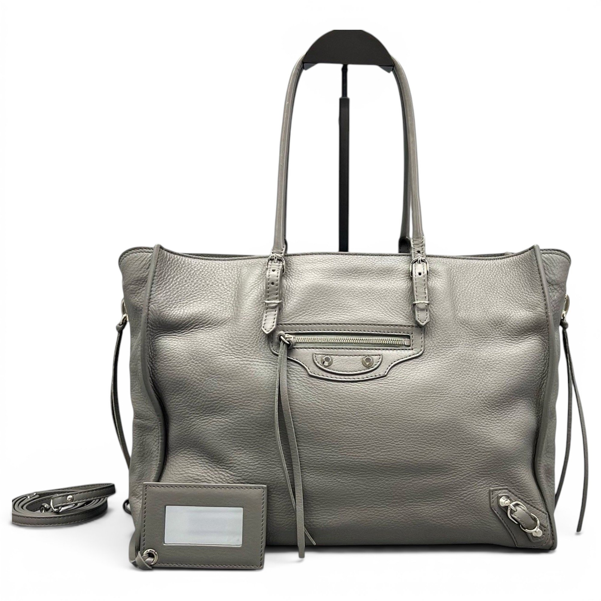 Papier leather tote