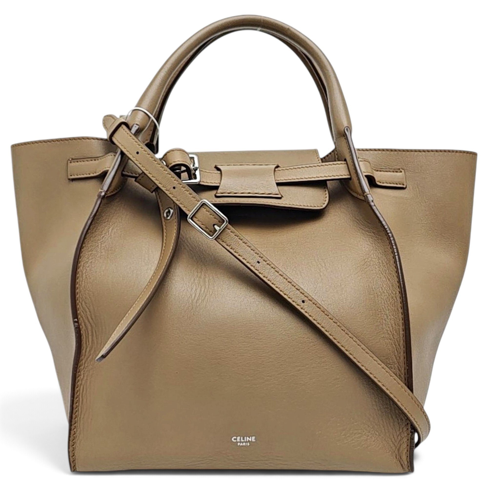 Big Bag leather handbag