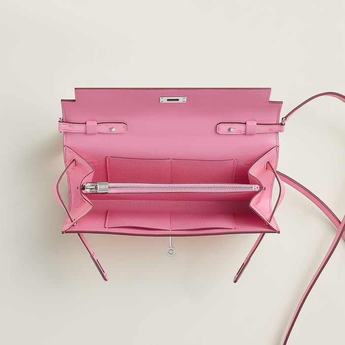 Rose Bubblegum Kelly Classique to Go Wallet