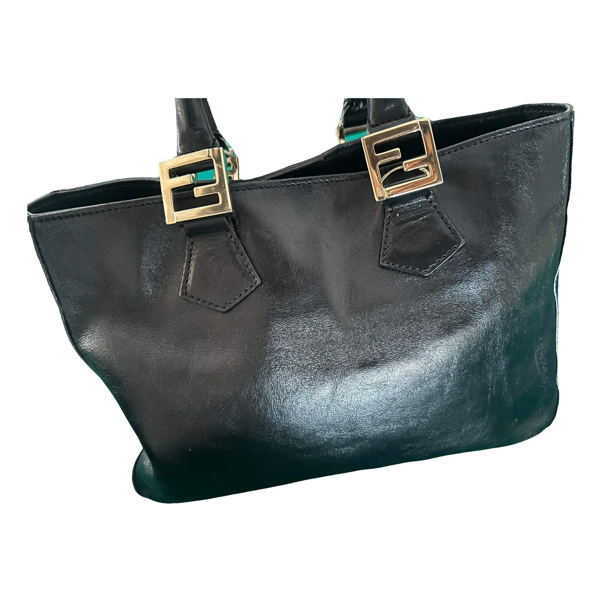 Leather tote