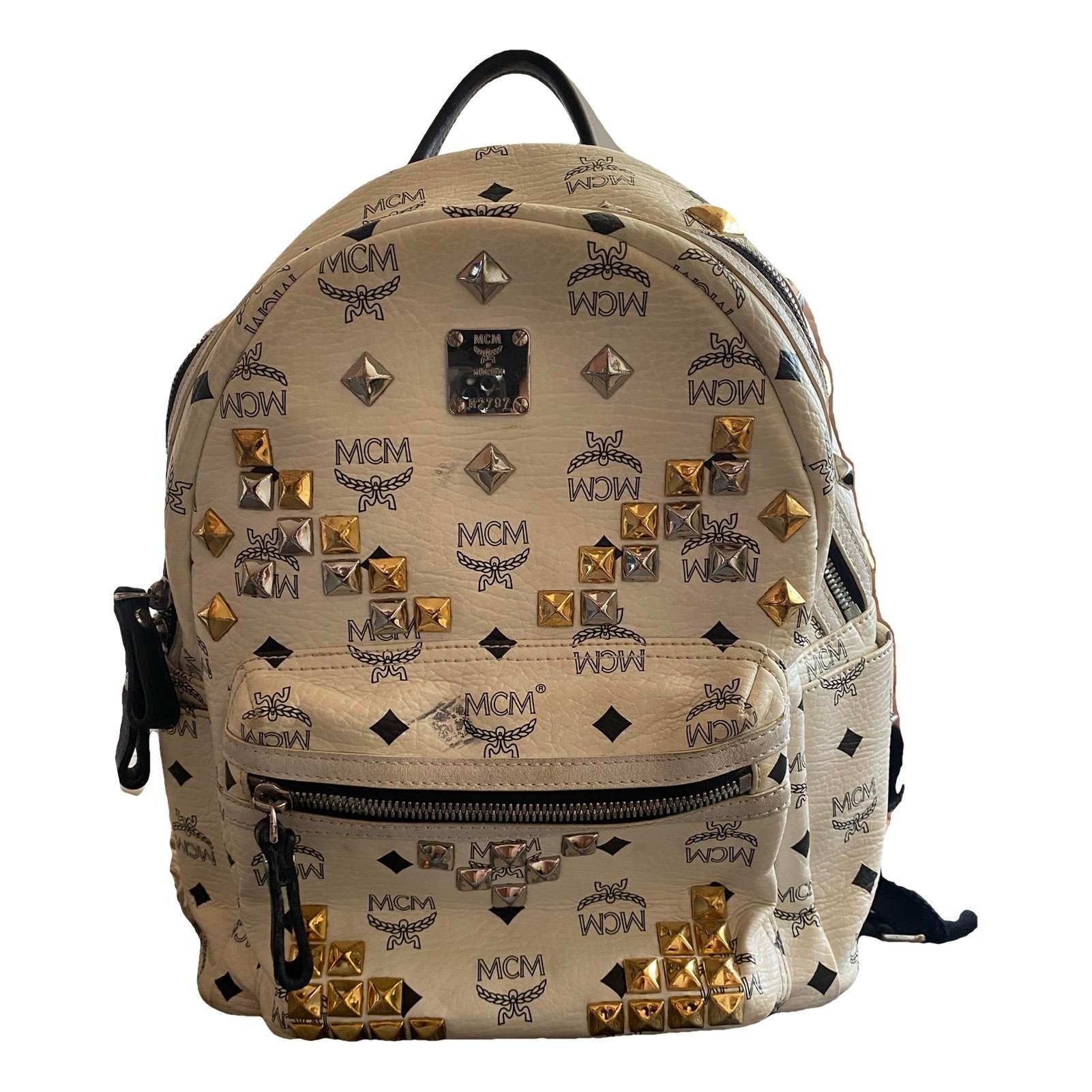 Stark leather backpack