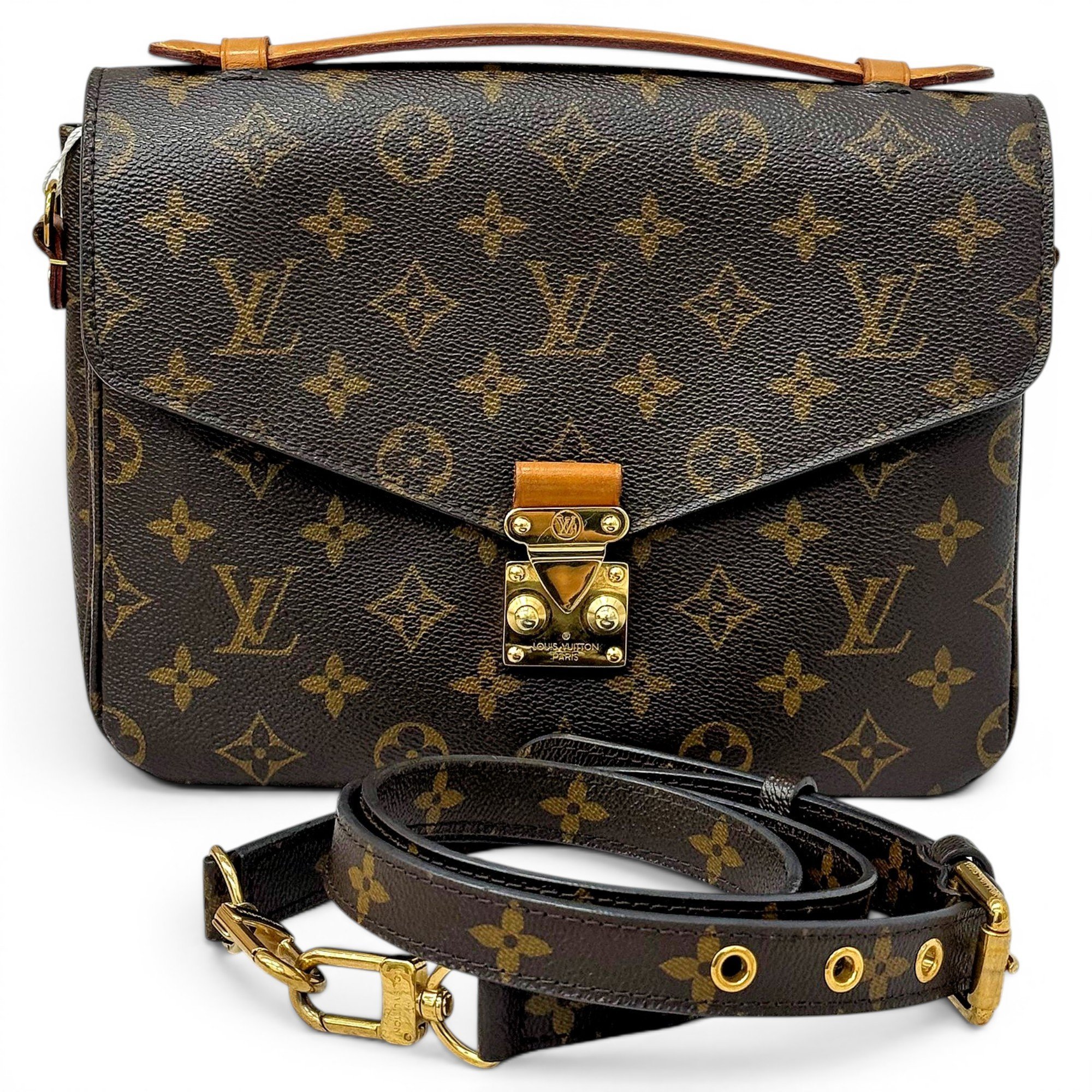 Metis leather handbag