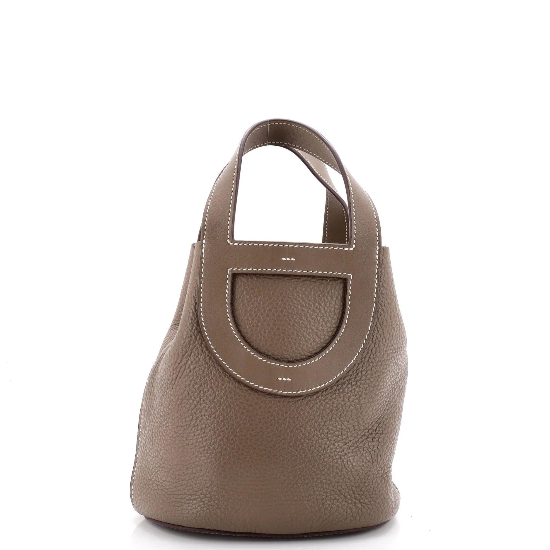 Hermes In The Loop Handbag Clemence Leather 2023