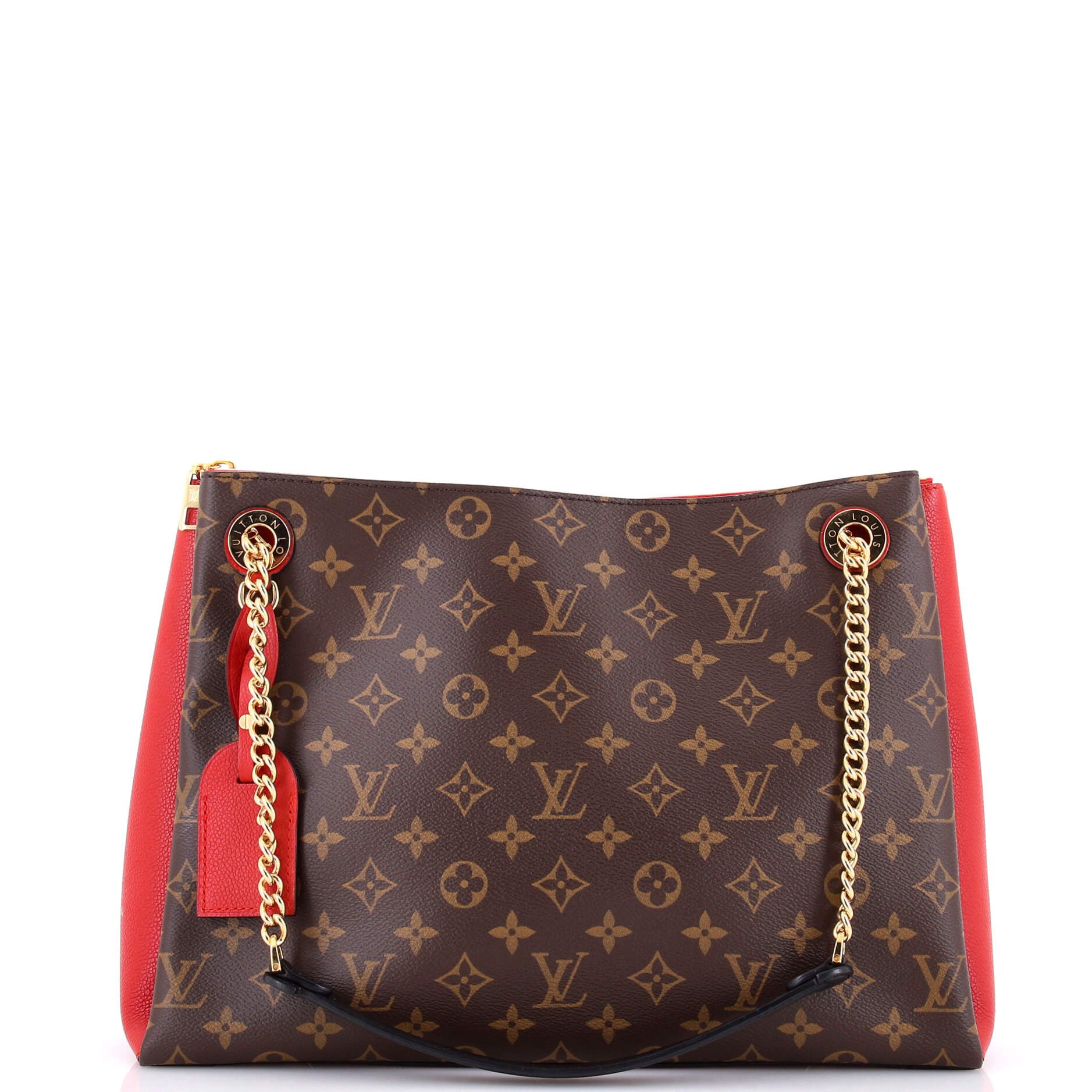 Surene Handbag Monogram Canvas with Leather MM