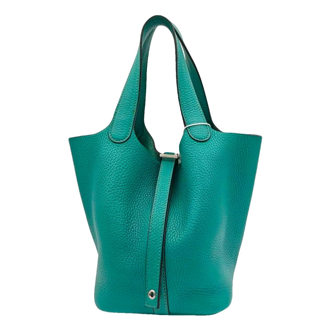 Picotin leather handbag