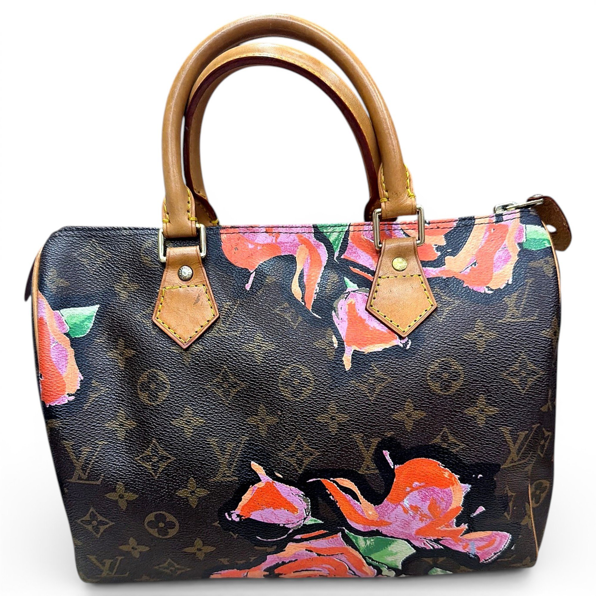 Speedy leather handbag
