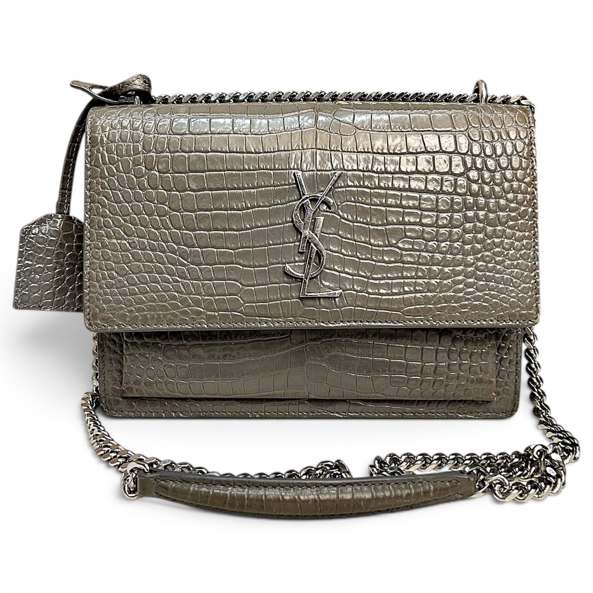 Sunset leather crossbody bag