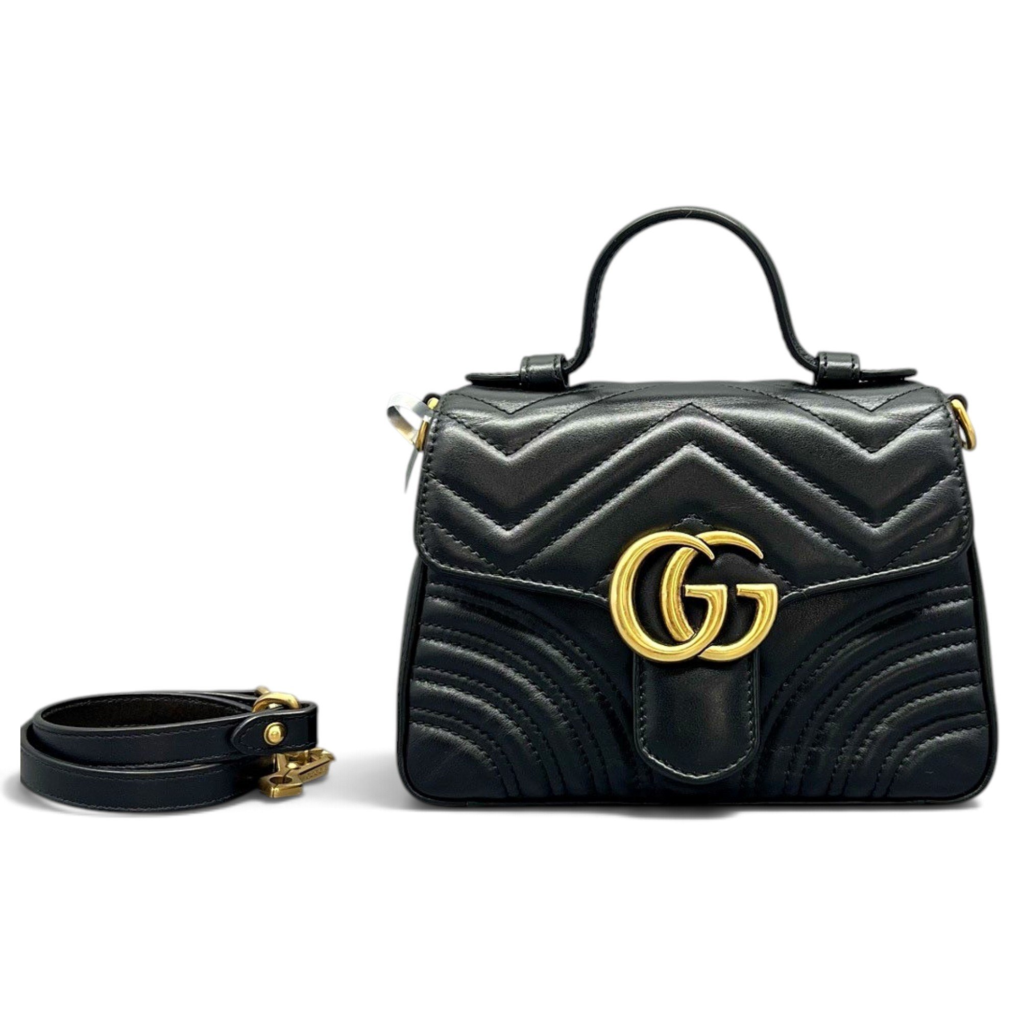 GG Marmont Flap leather handbag
