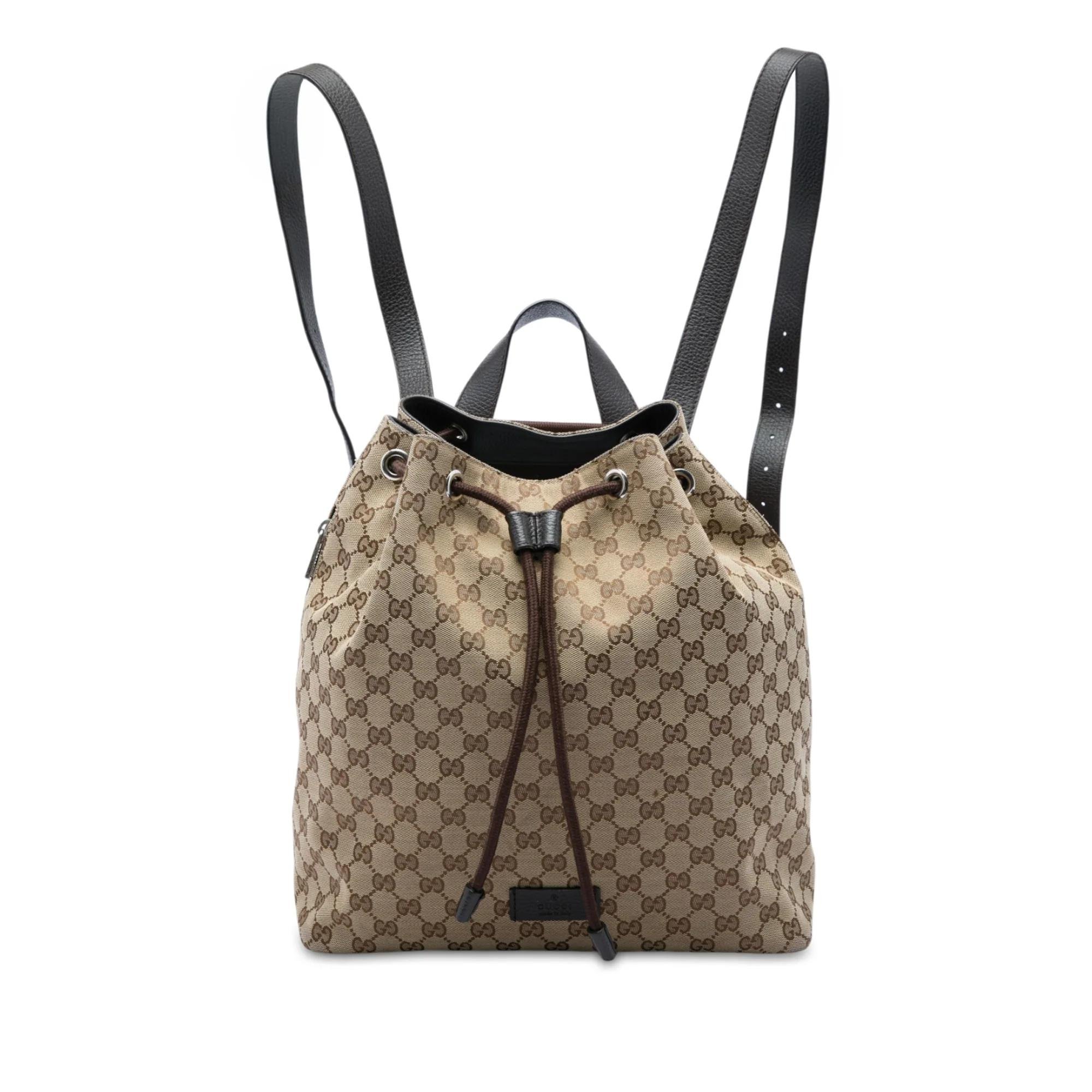 Leather backpack