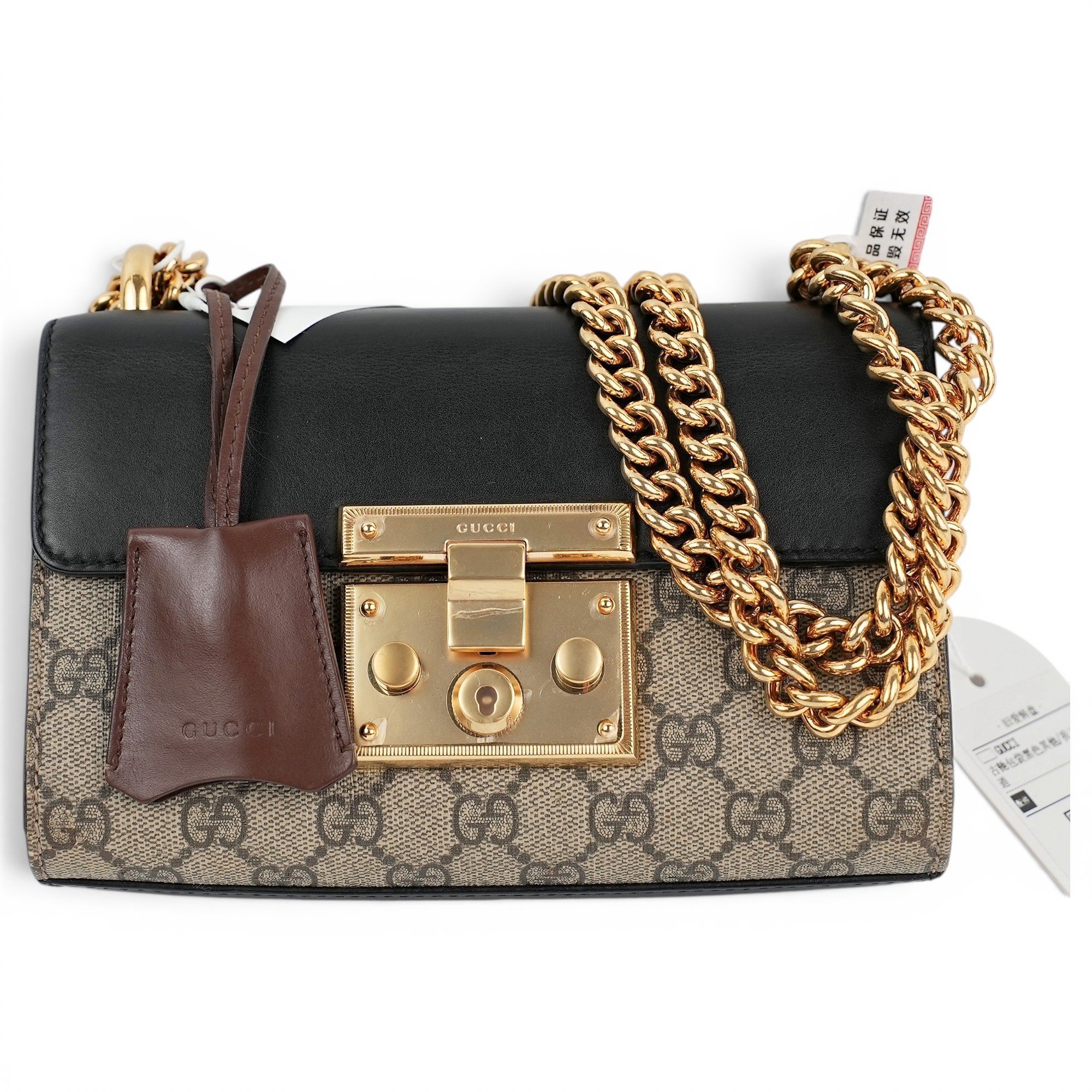 Patent leather crossbody bag