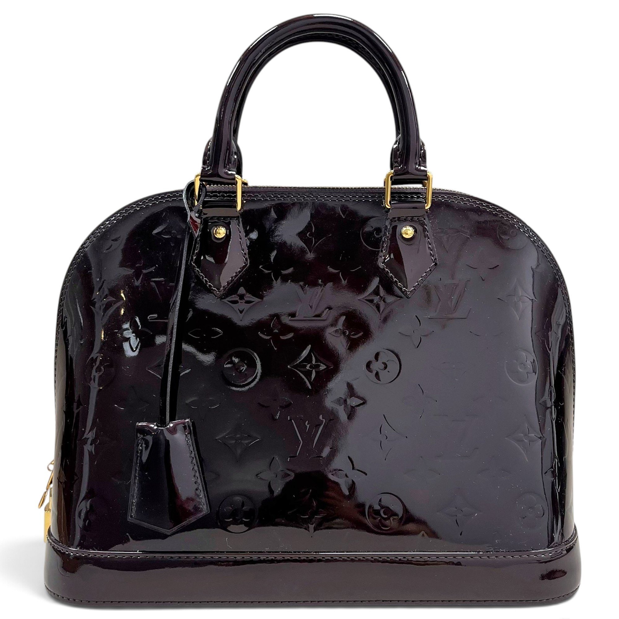 Alma patent leather handbag