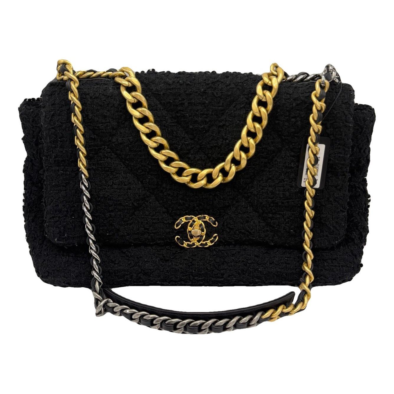 Chanel 19 tweed handbag