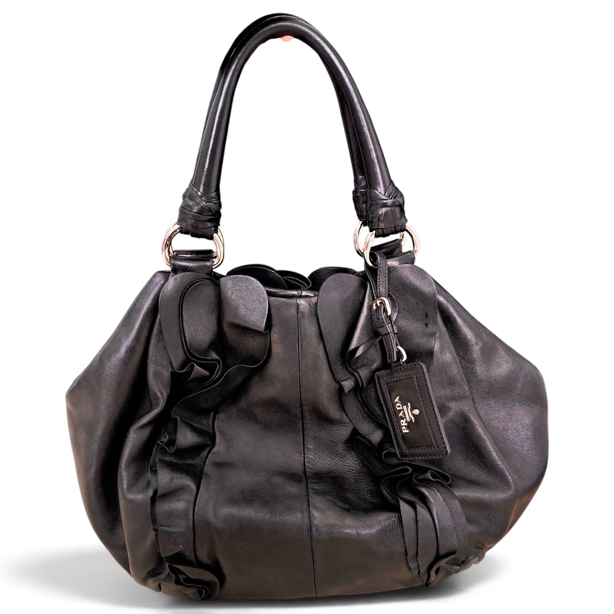 Leather handbag