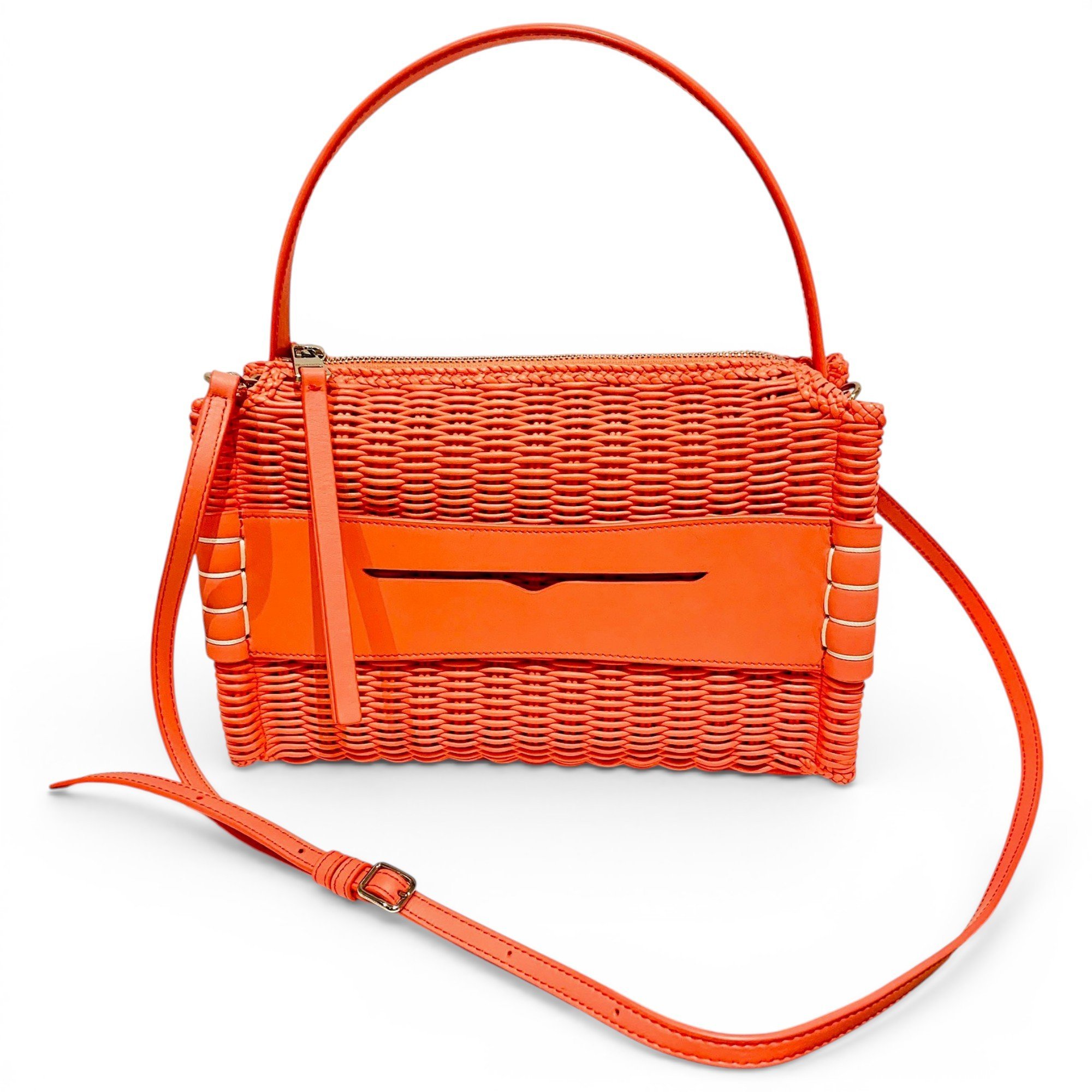 Loafer leather handbag