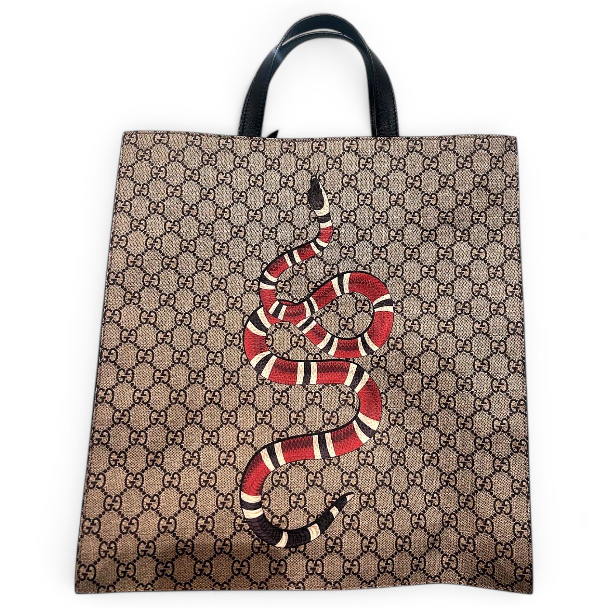 Ophidia GG Supreme leather handbag