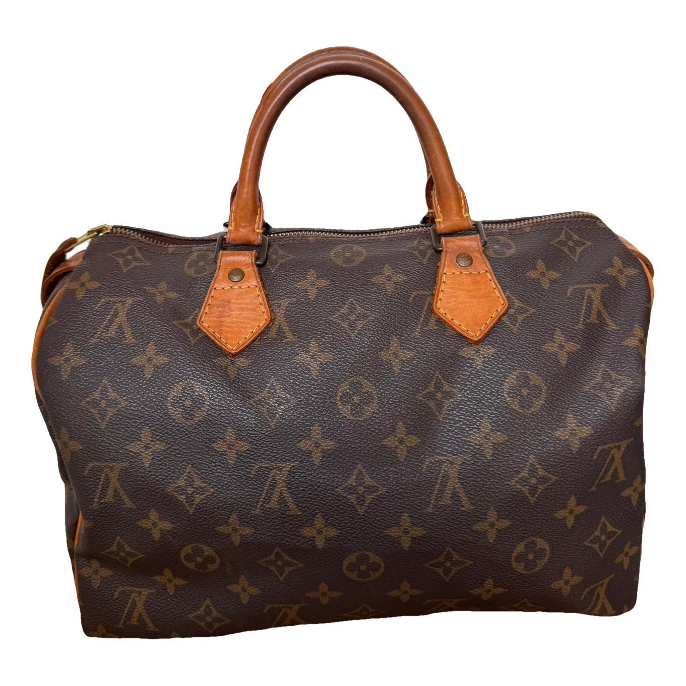 Speedy leather handbag