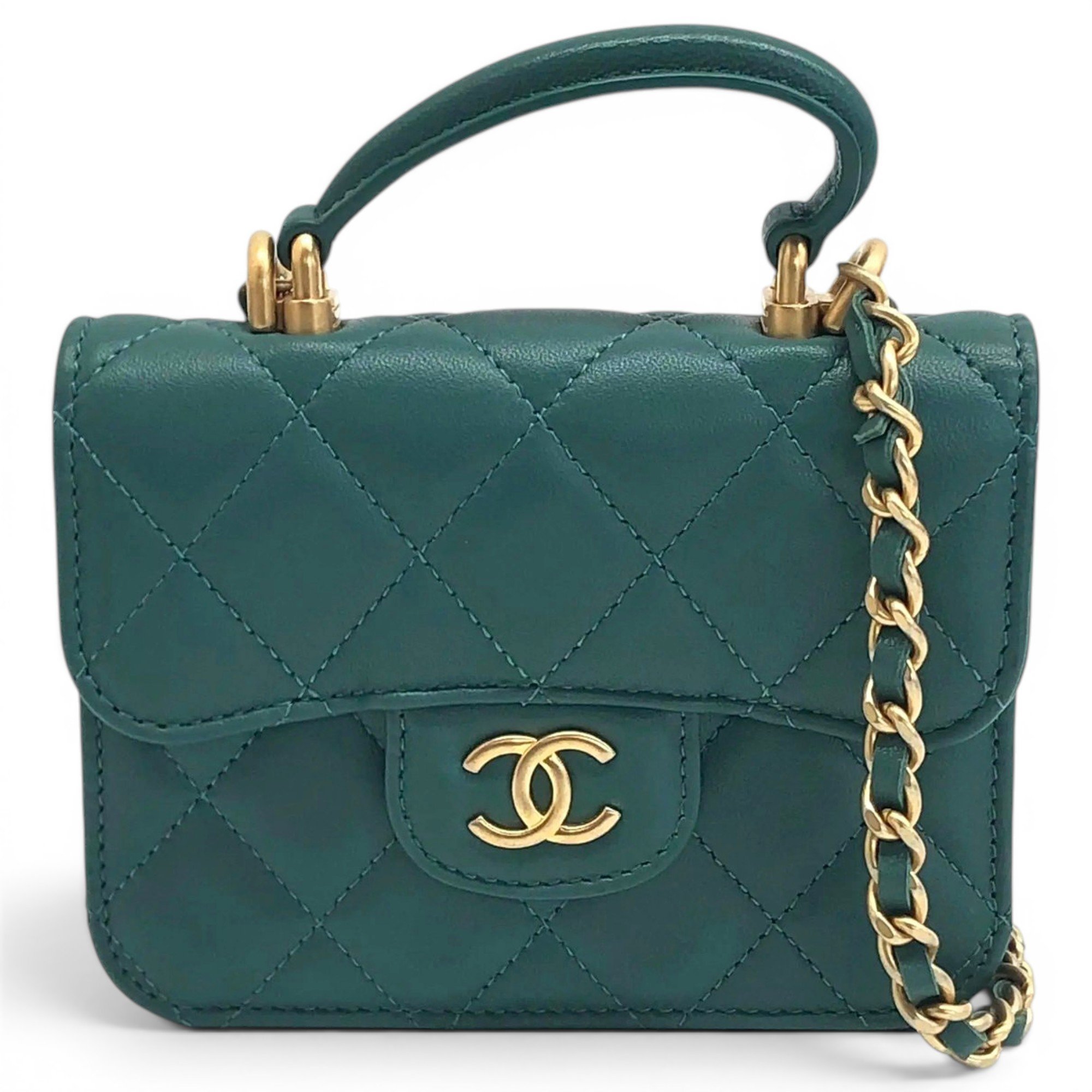 Timeless Classique Top Handle leather handbag