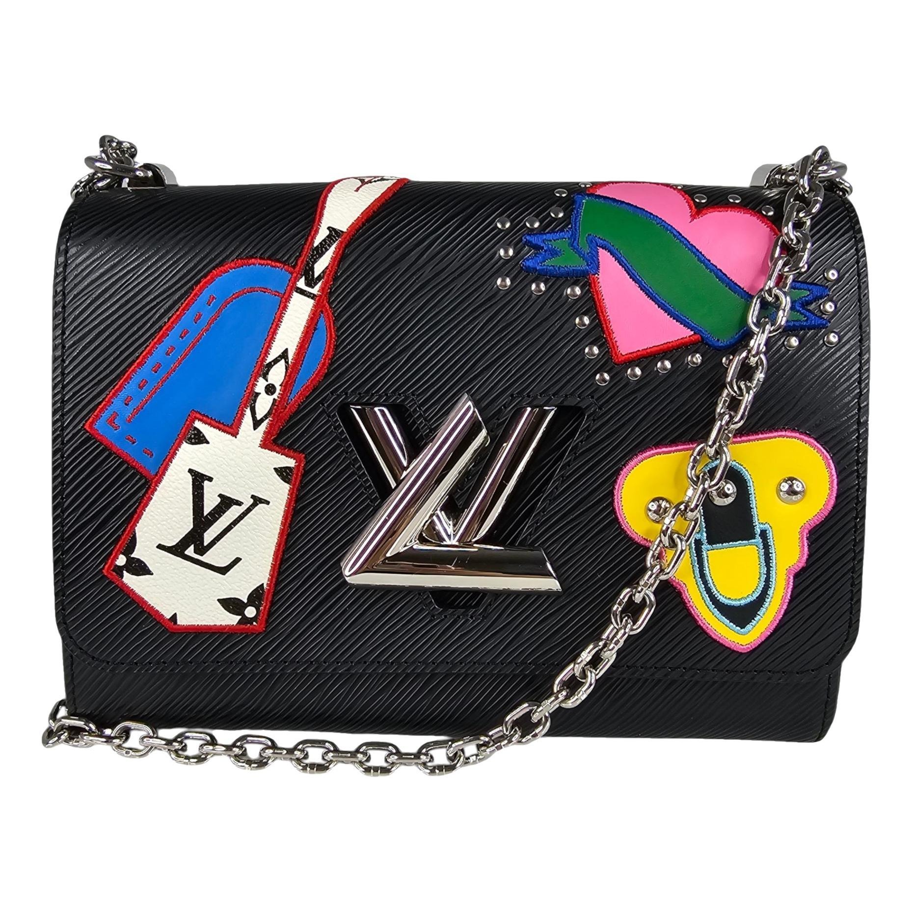 Twist leather handbag