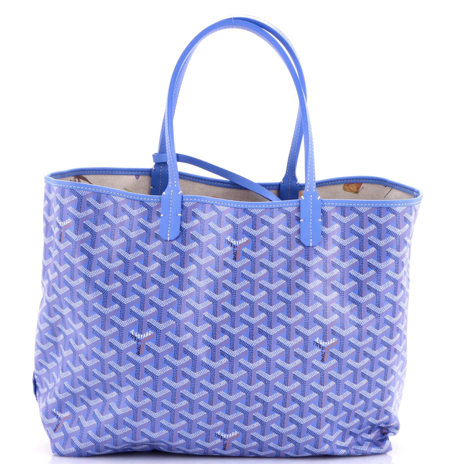 Goyard Saint Louis Reversible Tote Coated Canvas and Printed Canvas PM